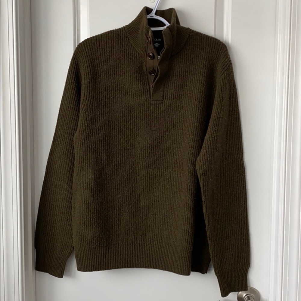 JCrew men’s 100% lambs wool sweater size medium m